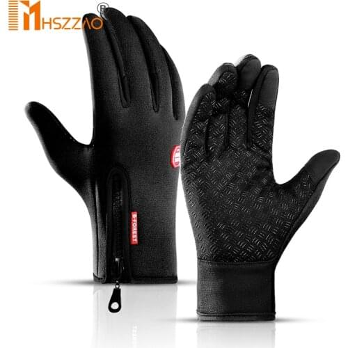 Unisex Touchscreen Winter Thermal Warm Cycling Bicycle Bike Ski Outdoor Camping Hiking Motorcycle Gloves Sports Full Finger