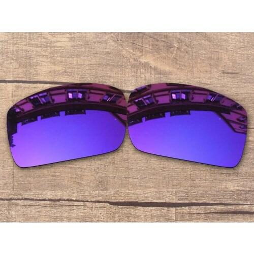 Vonxyz Violet Mirror Polarized Replacement Lenses for-Oakley Oil Drum Frame