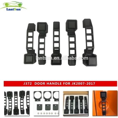 J372 Nylon Jeep Wrangler Door Handle Replacement for JK2007-2017 LANTSUN