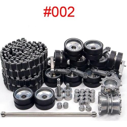 1Set Metal Track/Wheels/Screw/Spring Spare Parts Fitting for Heng Long 1/16 American M1A2 Tank 3918-1 Henglong
