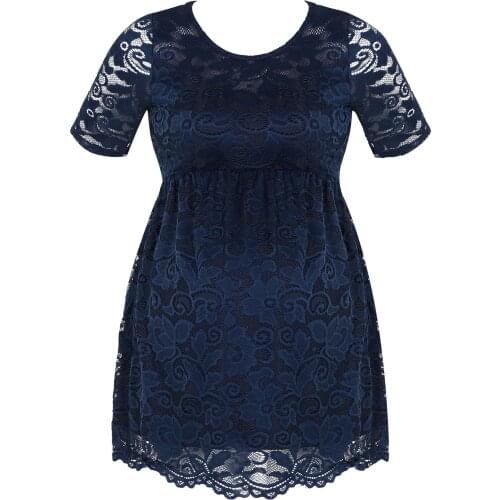 Womens Maternity Autumn Clothes Floral Lace Half Sleeve Pregnant Photography Blouses for Pregnancy Wedding Evening Party Tops