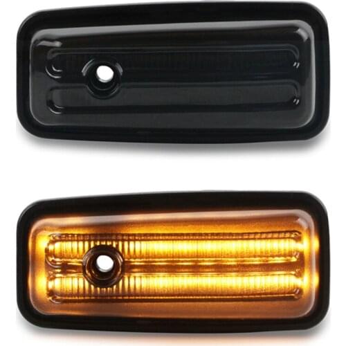 2PCS Dynamic LED Side Marker Turn Signal Indicator Repeater Light Lamp For BENZ W461 W463 G-Class G500 G550 G55 G63 G65
