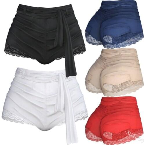 2021 Sports Runing Shorts Women Yoga Shorts Push Hips Sexy Middle Waisted Gym Fitness Elastic Running Shorts