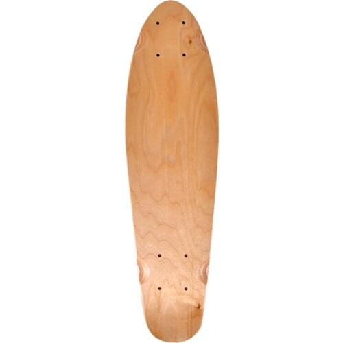 22Inch Blank Skateboard Deck Natural 55.5X15cm Maple Banana Sliding Cruising Skating Single Rocker Board DIY Decks