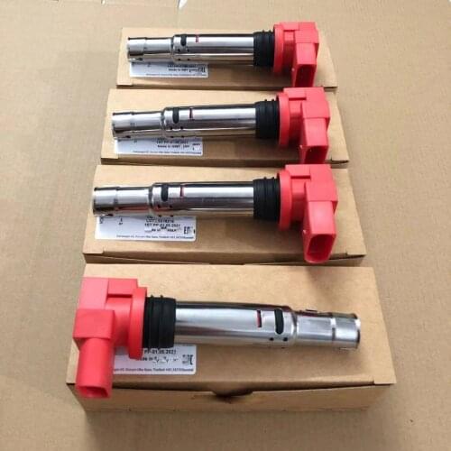 4Pcs Ignition Coil For-A-u-d-i A3 For-Vw-Polo Tiguan Golf Cc Eos Passat 036905715G Accessory 036905715 for Ea111 Ignition Coil