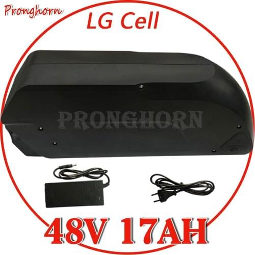 48V E-bike Battery Lithium 48V 10Ah 13Ah 14Ah 16Ah 17Ah Battery with 2A Charger for Mid Drive Motor Electric Bike Conversion Kit