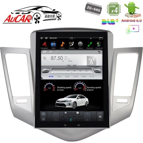 Tesla Style 10.4" for Chevrolet Cruze car radio multimedia player GPS System Audio Bluetooth Radio WIFI 4G Vertical Stereo IPS