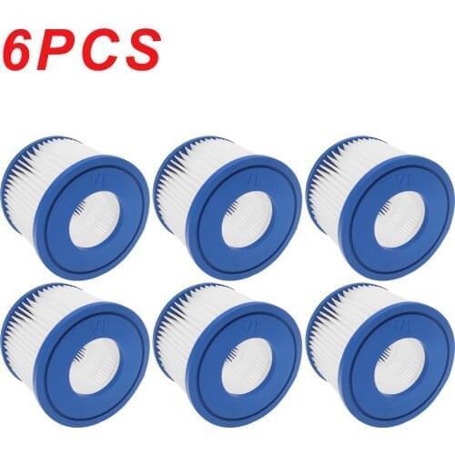 For Bestway Spa Swimming Pool Filter Pump Cartridge Type VI for Lay-Z-Spa, Size VI Replacement Filter Cartridge for Lay-Z-Spa