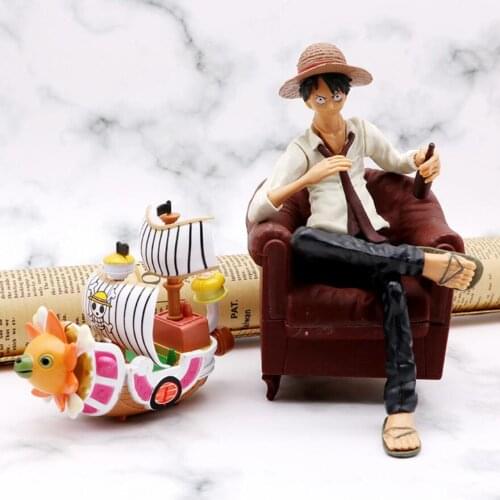 One Piece Action Figure Luffy Gear Man Figure One Piece Sunny Boat Model Doll PVC Collection Kids Decoration Toys Drop Shipping