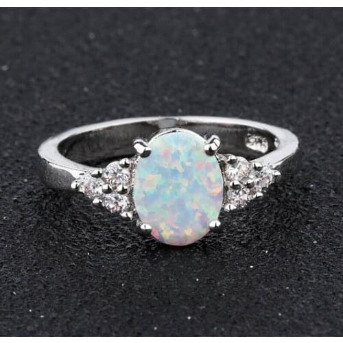 Hot Sale Hot Style Four-claw Inlaid European and American Fashion Ladies Ring Popular Hand Jewelry Whole Sale Rings for Women