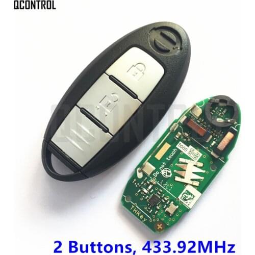 QCONTROL Car Smart Remote Key Fit for NISSAN Qashqai X-Trail Keyless Entry Controller for Continontal 433.92MHz