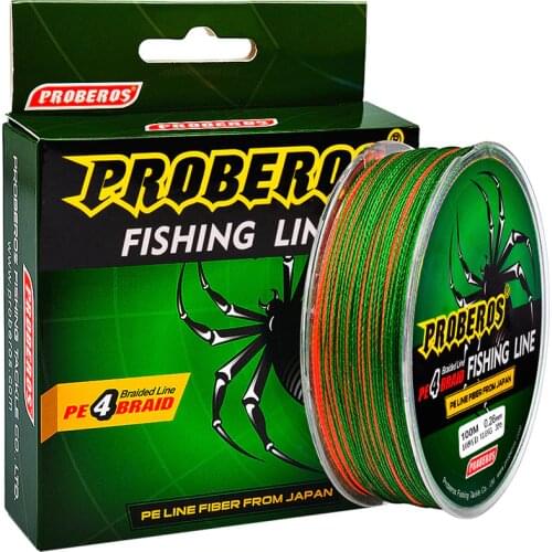100m 4Strands PE Color Braided Fishing Line 0.4#-10.0#/6-100LB Fishing Lines For Carp Fishing Tackle Satwater Fishing