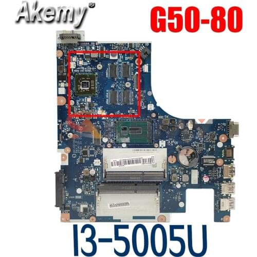 Laptop motherboard For LENOVO NM-A361 Ideapad G50-80 Mainboard I3-5005U SR27G 216-0867030