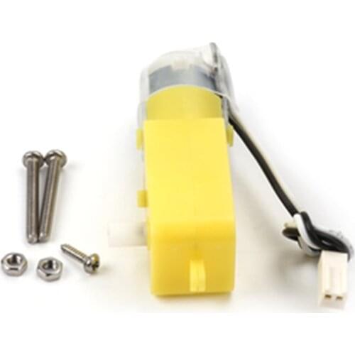 TT DC Gear Motor Geared 6V 200RPM 1:48 with cable screws