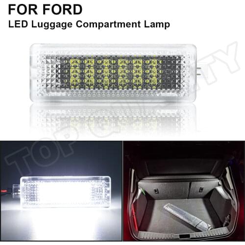1X 12V LED Luggage Lamp Interior Light Car Trunk Compartment Light For Ford Escape13-20 Fusion Mustang Focus 12-18 C-Max Transit