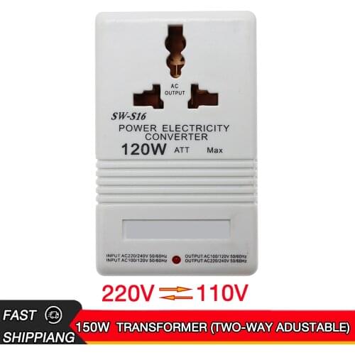 SW-S16 Travel adapter switching transformer, new professional charger converter 220v to 110v dual voltage to 220 converter
