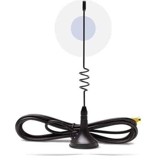 1PC 2.4Ghz 5dbi small sucker antenna wifi aerial with SMA male connector 15cm height NEW wholesale price