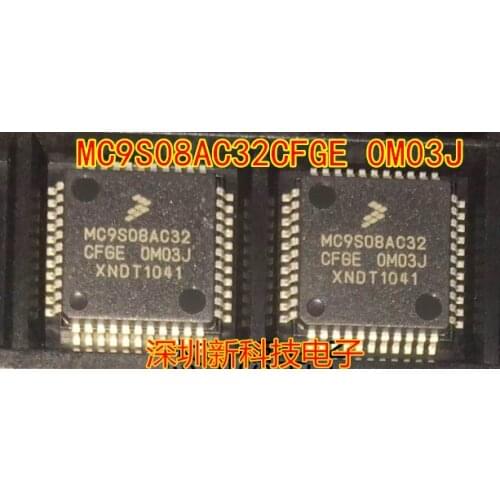 100% New&original MC9S08AC32CFGE MC9S08AC32 QFP44