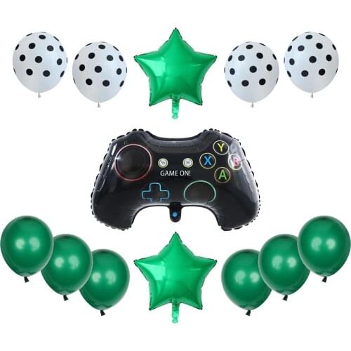 13pcs/set Game Handle Balloons Birthday Party Game Party Decoration Gamepad Foil Balloons Party Supplies Anniversary Decor