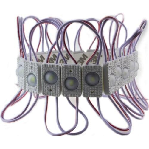 500pcs/lot Led Module Side Lighting SMD 2835 Led Lamps 1 Led Module Injection waterproof Lens Super Brightness For Logo Letter