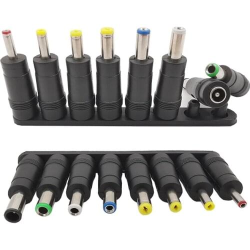 5.5 x2.1mm Jack to plug DC Multi Connectors 8 in 1 DC Connector Adapter Terminals Set Power Converter For CCTV LED Light Audio