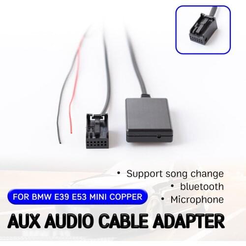 For BMW E83 X3 2004-2010 for MINI COOPER bluetooth Aux Receiver Cable Adapter for BMW E85 E86 Z4 2003-2008 Hands-free Hifi