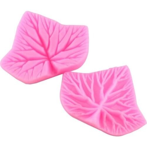 Maple Leaf Shape 2Pcs Silicone Cake Mold Decoration Pastry Tools Mould Sugarcraft Fondant Gumpaste Tool Bakeware