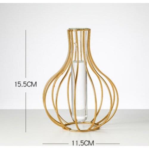 Geometric Glass Plants Test Tube Vase Flower Pots for Hydroponic Plants Table Desktop Hydroponic Vase Home Office Garden Decor