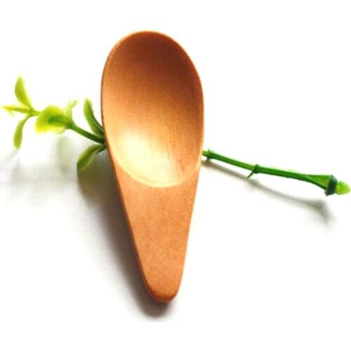 Hot Mini Wooden Tea Spoon Kitchen Seasoning Spoon Tableware Cooking Tools Condiments Salt Spoons for Kitchen Cooking Seasoning