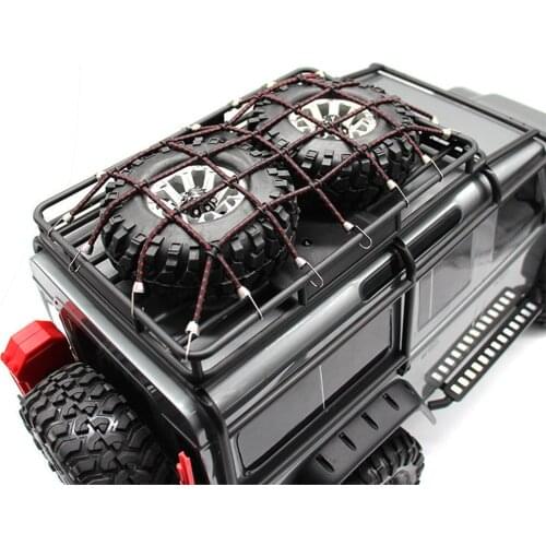 Crawler Rc Car Part Cargo Roof Net For 1/10 Scale Remote Control Car Traxxass Trx4 Decoration Accessories
