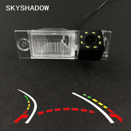 For Hyundai New Tucson IX35 2015 2016 HD Wireless Car CCD Rear Camera Fisheye 4 8 12 led dynamic Night Vision bracket waterproof