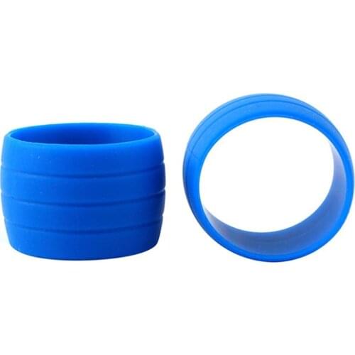2pcs Cycling Handlebar Tape Fixing Ring Silicone Protective Sleeve For Road Bike Mtb