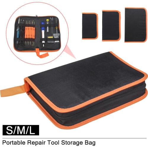 Portable Heavy Repair Hardware Toolkit Storage Tools Carrier Bag Oxford Fabric Handy Pouch Handbag Zip