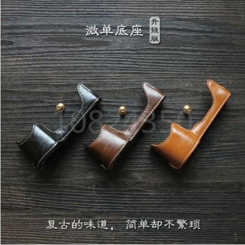 Camera Half Bag Body Leather Camera Bag Half Body Cover for Sony A7M2 A7RII A6300 A6000 A6500 A5000 A5100 Camera Video Bag