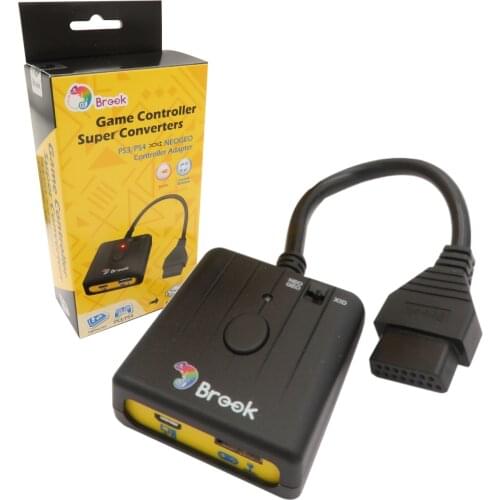 Brook Super Converter Game Controller for PS3 for PS4 for PC to for SNK Neogeo Console Game Controller Adapter Vibration Support