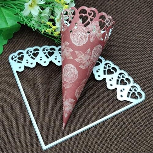 Love Flower Tube Wedding Metal Cutting Dies Stencils For DIY Scrapbooking Decorative Embossing Handcraft Die Cutting Template