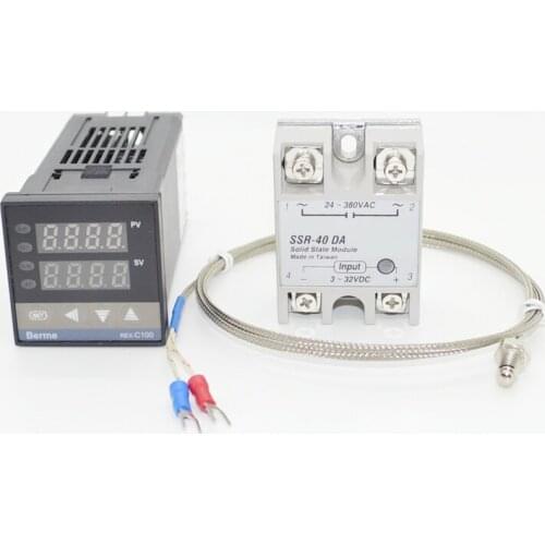 High quality REX-C100 thermostat temperature controller to send 40DA solid / temperature line