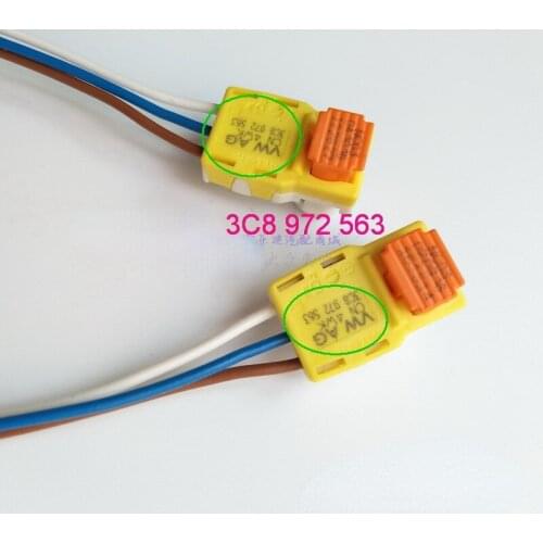 1PCS For VW Sagitar Magotan CC Passat Santana Jetta Auto Steering Wheel Hairspring Plug Cable 3C8 972 563