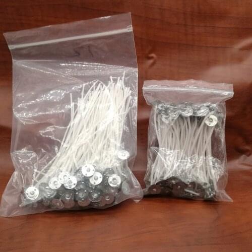 100PCS/LOT 8 9 10 11 12cm candle wicks candle making non-toxic durable low smoke cotton core DIY candle materials candlewick