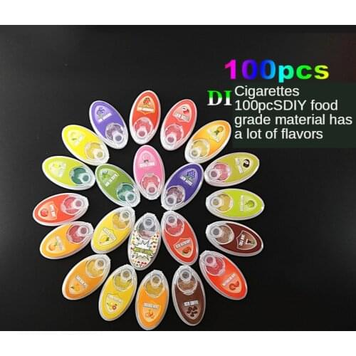 100pcs Variety of Flavor Burst Bead Menthol Cigarettes Accessories Mens Gift Smoking Accessories Gadgets for Men Technology