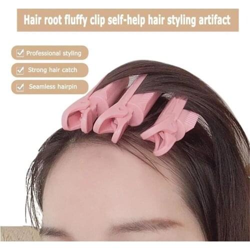 4/5/6PC Hair Curler Clip Self Grip Volume Hair Curler Clip Naturally Curly Hair Styling