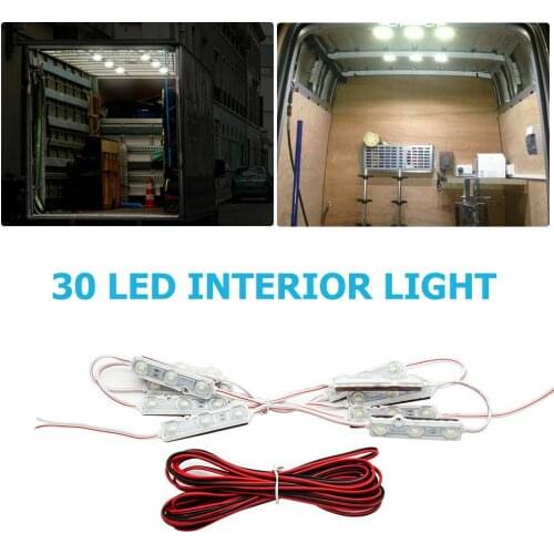 5M 12V 30LEDs Car Light Interior Accessories Light Car LED Lamp Universal