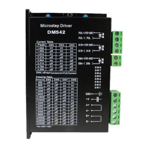 57/86 stepper motor driver DC20 to 50V current 4.2A DM542