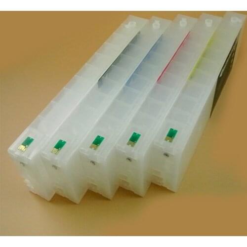 9color/set 700ml Empty refillable ink cartridge with resetable chip for Epson 7890 9890 7908 9908 printer