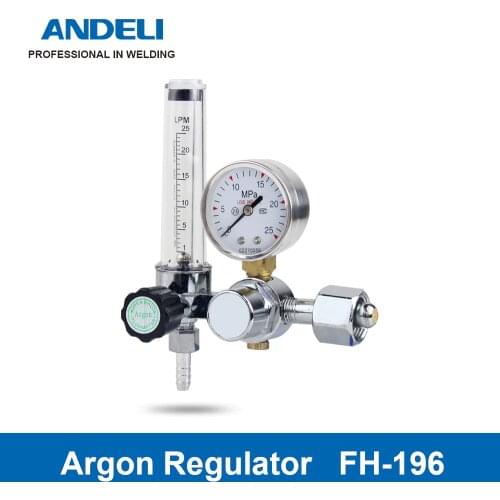 ANDELI Argon Pressure Reducer TIG Flow Meter Gas Pressure Regulator Argon Regulator Gas Meter Flow Regulator for TIG Welding