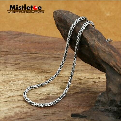 Authentic 100% 925 Sterling Silver Classic Vintage 2.5mm Necklace Chain Jewelry For Women Or Men