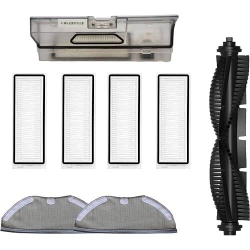 HEPA Filter Central Roll Main Brush Side Brush Mop Cloth Rag for Qihoo 360 S9 X90 Robotic Vacuum Cleaner Spare Parts Accessories