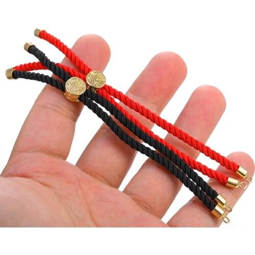 JUWANG Cotton String Rope Chains For Bracelets Jewelry Making Pull Bracelet Chains DIY Handmade Jewelry Findings Accessories