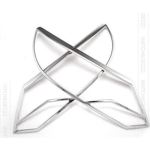 FIT FOR Volkswagen TIGUAN 2012 2013 2014 CHROME FRONT HEADLIGHT LAMP COVER TRIM MOLDING GARNISH SURROUND ACCESSORIES 2014