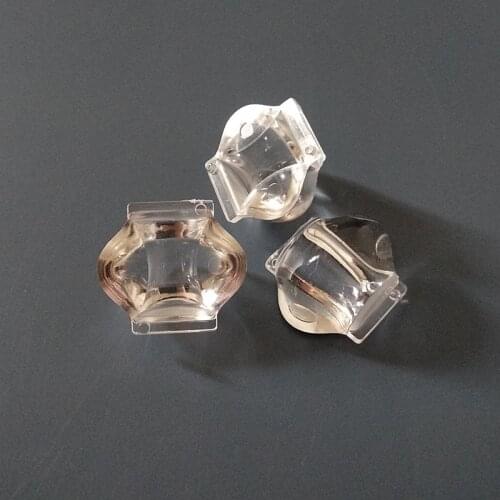 PXLN-24.98 High quality LED Lens, Window lamp lens, PMMA materials, Size: 24.98X22.27X13.65mm, Degree: 5X120, Clean surface